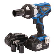 Draper Storm Force 20V Cordless Impact Wrench, 1/2" Sq. Dr., 400Nm, 2 x 3.0Ah Ba Draper - Dynamic Drive