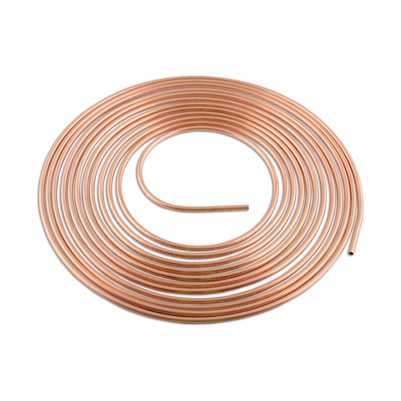 Connect Copper Brake Pipe 3/8" x 25ft 1pc 31138 Tool Connection - Dynamic Drive