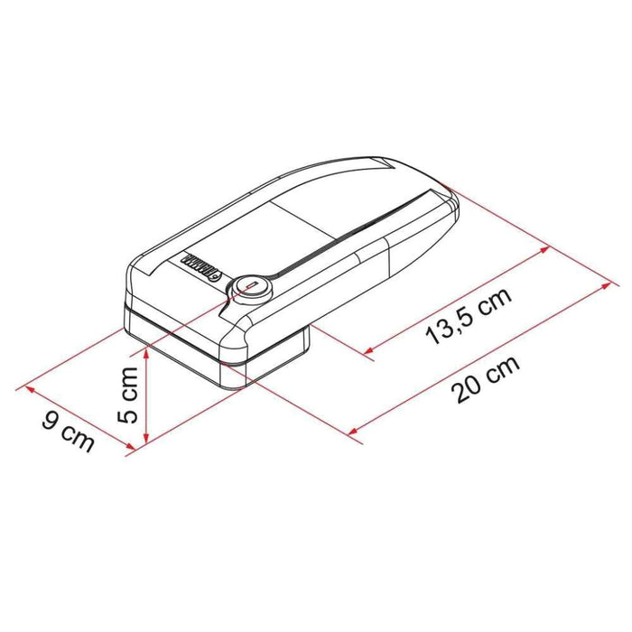 Fiamma Safe Door Magnum White - R (08277-01-) Fiamma - Dynamic Drive