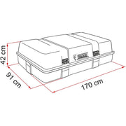 Fiamma Ultra Box 3 Top Mount Storage Box Motorhome Storage Box Fiamma  - Dynamic Drive