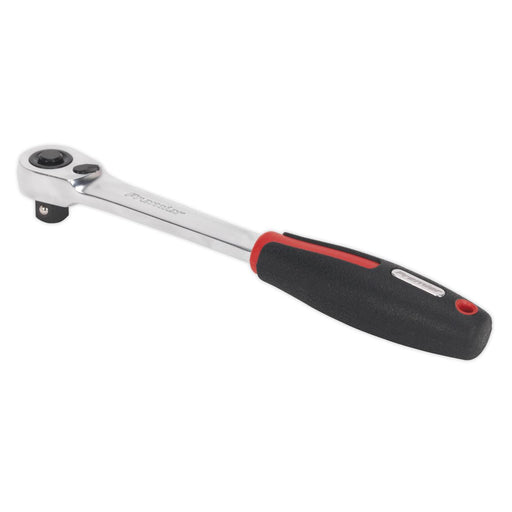Sealey Ratchet Wrench 1/2"Sq Drive Compact Head 72-Tooth Flip Reverse Platinum S Sealey - Dynamic Drive