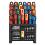 Sealey Screwdriver Bit & Nut Driver Set 61pc S01152 Sealey - Dynamic Drive