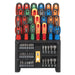 Sealey S01152 Siegen Tools Screwdriver Bit Nut Driver Set 61pce Storage Rack Sealey  - Dynamic Drive