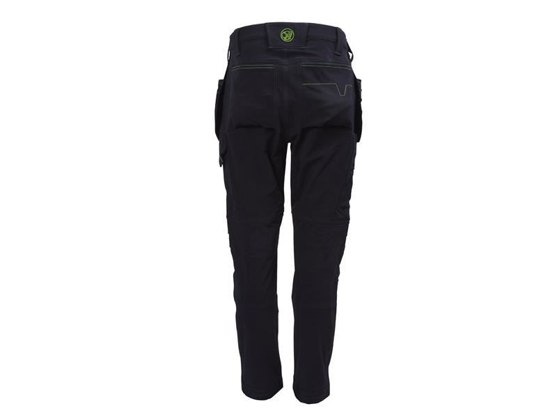 Apache Calgary Black Stretch Holster Trousers Waist 34in Leg 31in Apache - Dynamic Drive