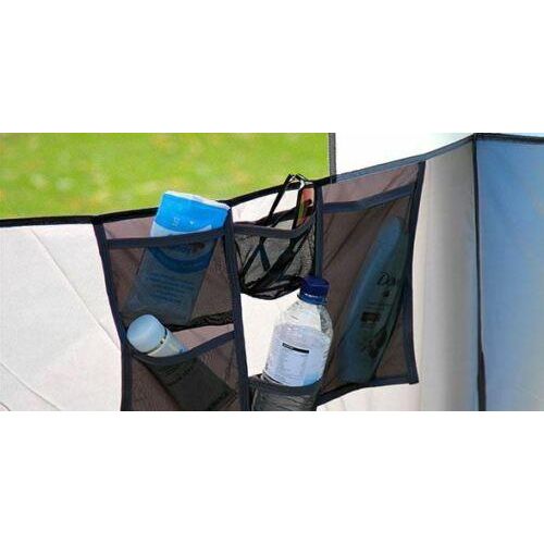Coleman Octagon 8 Person Dome Glamping Yurt Camping Family Tent - Blue Coleman  - Dynamic Drive