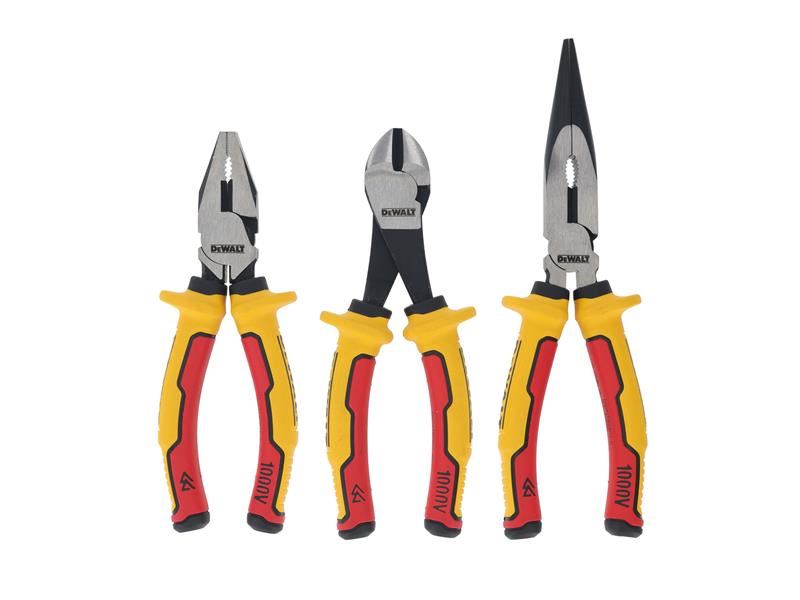 Dewalt VDE Plier Set, 3 Piece Dewalt - Dynamic Drive