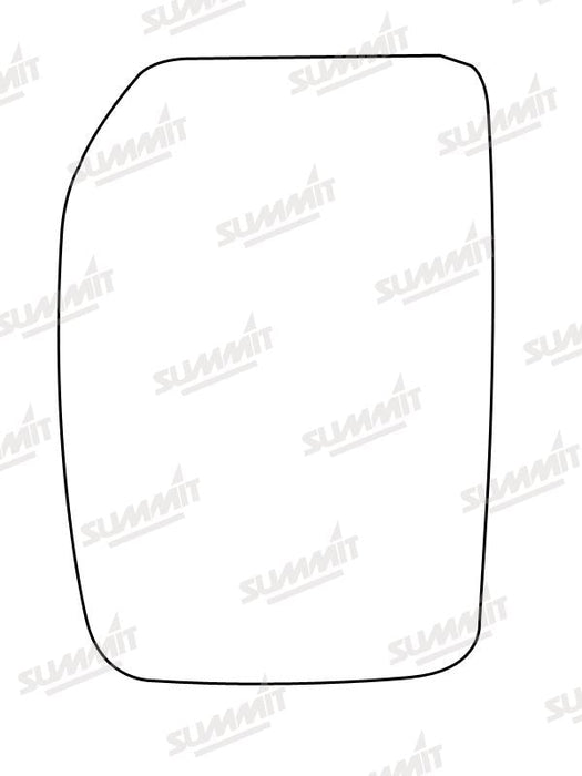 Summit Non-Heated Base Plate With Commercial Mirror Glass fits Ford Transit Mk 6 LHS Summit - Dynamic Drive