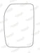 Summit Non-Heated Base Plate With Commercial Mirror Glass fits Ford Transit Mk 6 LHS Summit - Dynamic Drive