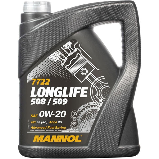 Mannol VW 508 509 0W-20 0W20 Fully Synthetic Long Life Engine Oil MB 229.71 5L Mannol  - Dynamic Drive