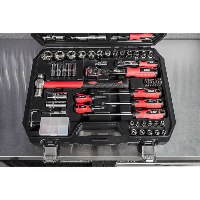 Sealey Mechanic's Tool Kit 100pc AK7400 Sealey - Dynamic Drive