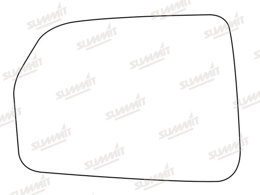 Summit Stick-On Standard Mirror Glass fits Kia Sportage 04 on LHS Summit - Dynamic Drive