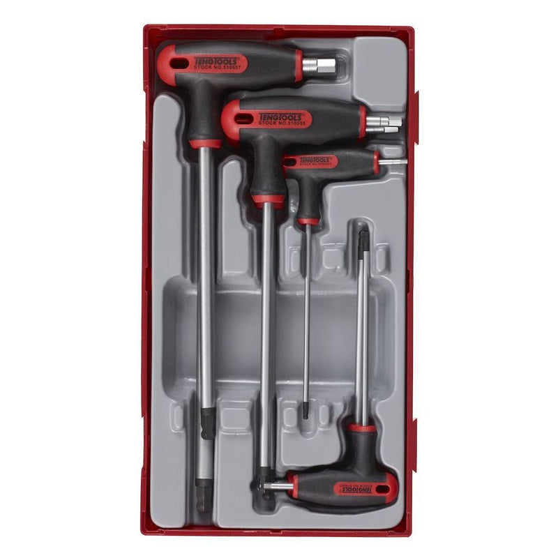 Teng Tools T-Handle Ball Point Hex Key Set TT1 7 Pieces Teng Tools - Dynamic Drive