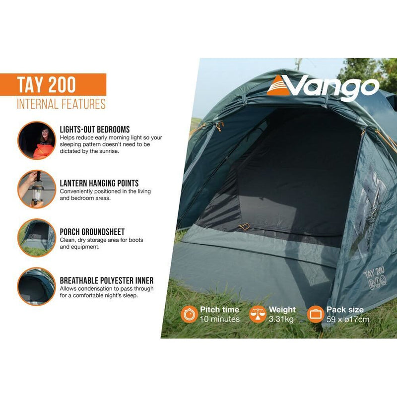 Vango Tay 200 Tent Deep Blue Vango - Dynamic Drive