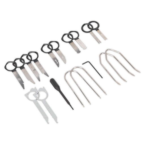 Sealey Radio Release Tool Set 18pc VS8041 Sealey - Dynamic Drive