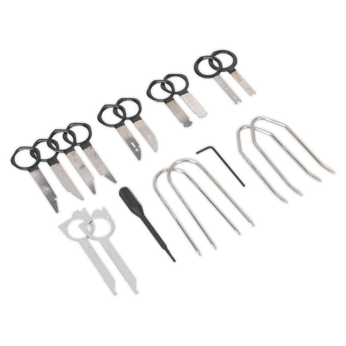 Sealey Radio Release Tool Set 18pc VS8041 Sealey - Dynamic Drive