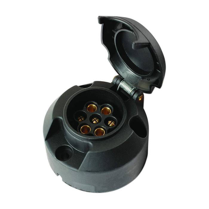 Tool Connection 7 Pin Nylon Socket 12 Volt 12N 5pc 39949 Tool Connection - Dynamic Drive