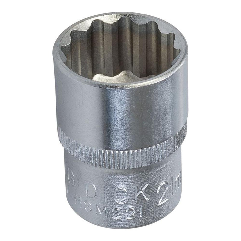 King Dick Socket SD 1/2" Metric 12pt 21mm King Dick - Dynamic Drive