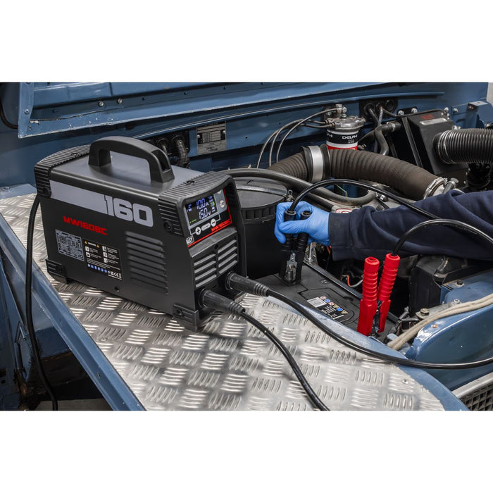 Sealey MMA Inverter Welder & Battery Charger/Starter 200A 230V MW160BC Sealey - Dynamic Drive