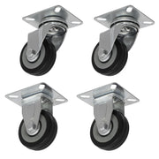 Sealey 50mm Castor Wheel Combo with Fixed & Swivel Plate 4pc SCWCOMBO1 Sealey - Dynamic Drive