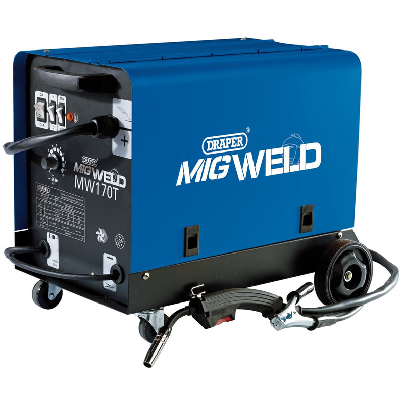 Draper Gas/Gasless MIG Welder, 160A 71095 Draper - Dynamic Drive
