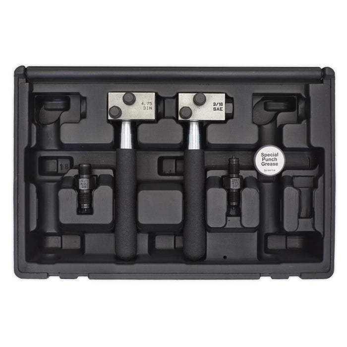 Sealey On-Vehicle Micro Brake Pipe Flaring Tool Set PFT11 Sealey - Dynamic Drive