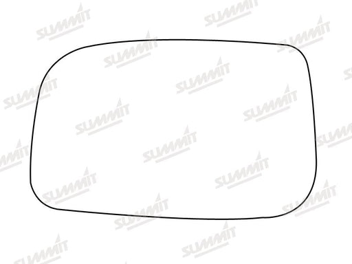 Summit Stick-On Anti Dazzle Mirror Glass fits Toyota Avensis 02 on LHS Summit - Dynamic Drive