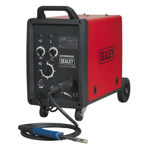Sealey SUPERMIG200 Professional MIG Welder 200Amp 230V with Binzel Euro Torch Sealey  - Dynamic Drive