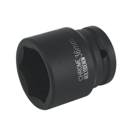 Sealey Impact Socket 36mm 3/4"Sq Drive IS3436 Sealey - Dynamic Drive