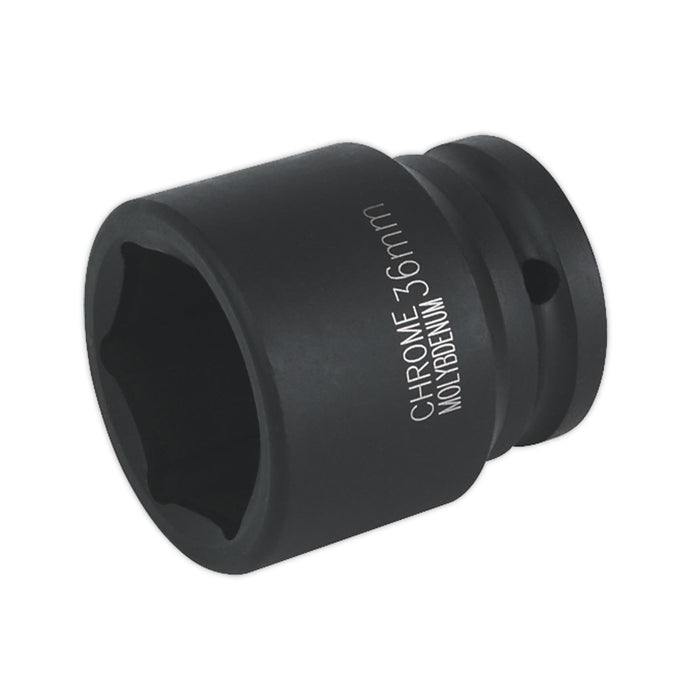 Sealey Impact Socket 36mm 3/4"Sq Drive IS3436 Sealey - Dynamic Drive