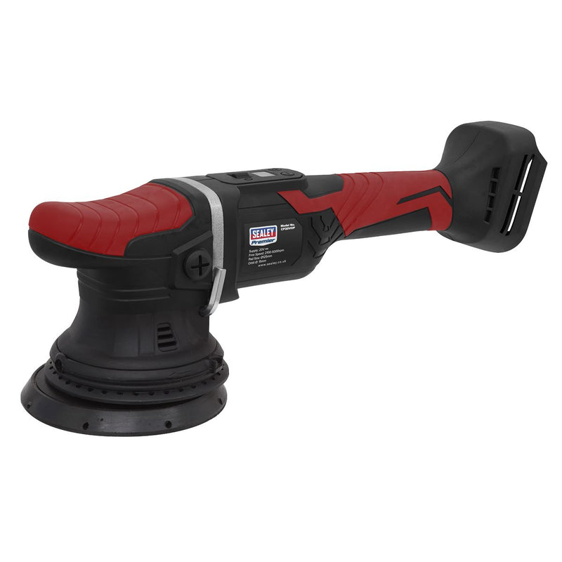 Sealey Cordless Orbital Polisher125mm 20V SV20 Series Lithium-ion Body Only Sealey - Dynamic Drive