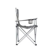 Bo-Camp Folding Chair Compact Steel Grey Bo-Camp - Dynamic Drive