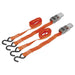 Sealey Ratchet Tie Down 25mm x 4m Polyester Webbing with S-Hooks 500kg Breaking Sealey - Dynamic Drive