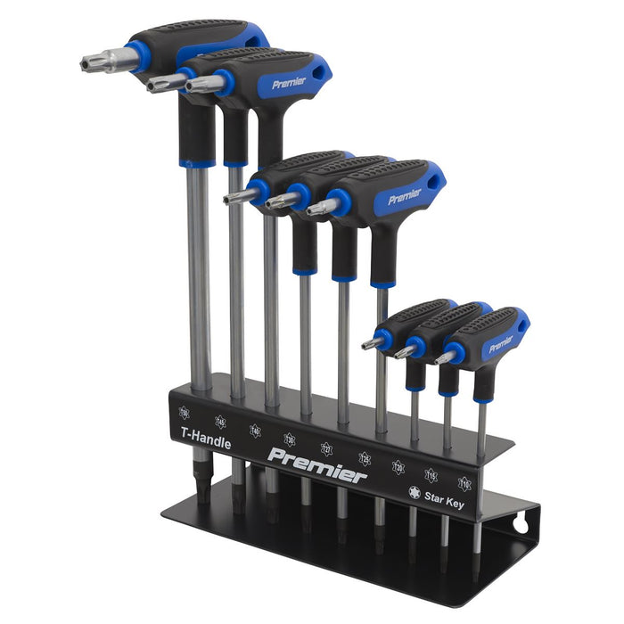 Sealey TRX-Star* Key Set 9pc T-Handle AK7196 Sealey - Dynamic Drive