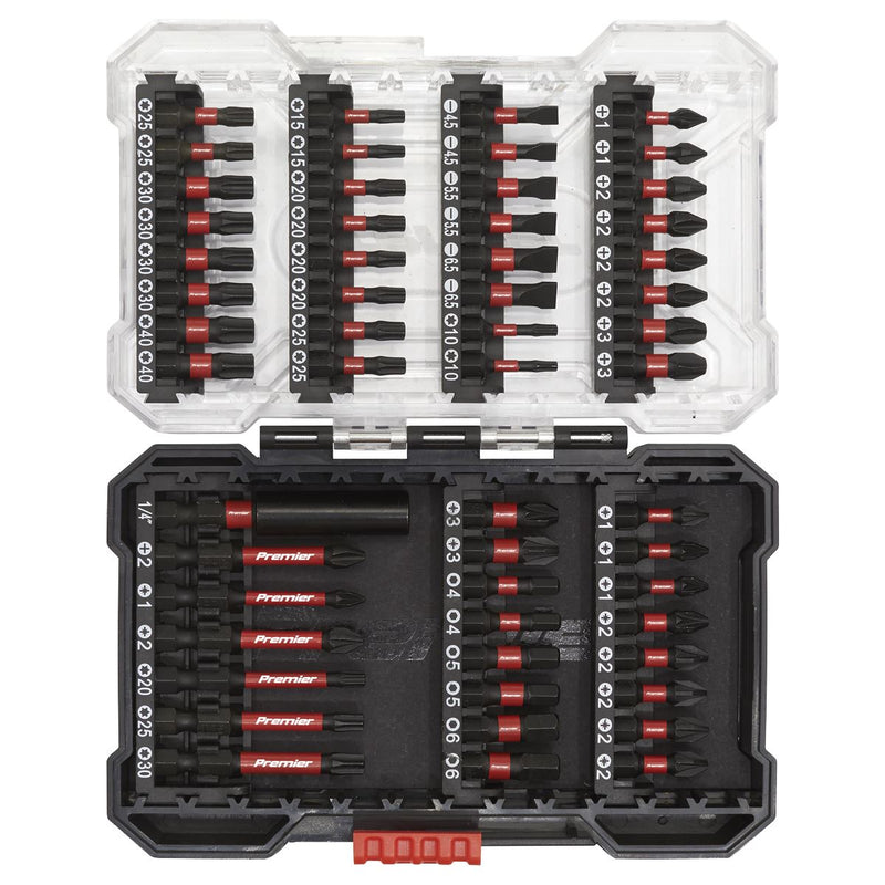 Sealey Power Tool Bit Set 55pc Impact Grade AK8281 Sealey - Dynamic Drive