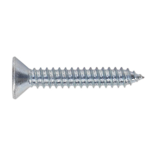 Sealey Self Tapping Screw 6.3 x 38mm Countersunk Pozi Pack of 100 ST6338 Sealey - Dynamic Drive