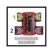 Einhell 2x2 Power X-Quattrocharger 4A Einhell - Dynamic Drive