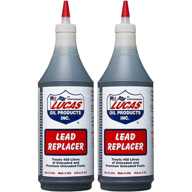 2 X Lucas Lead Replacer Replacement Subsitute Fuel Treatment 1L Lucas  - Dynamic Drive