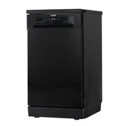 Baridi Slimline Freestanding Dishwasher 45cm Wide 10 Place Settings - Black Baridi - Dynamic Drive