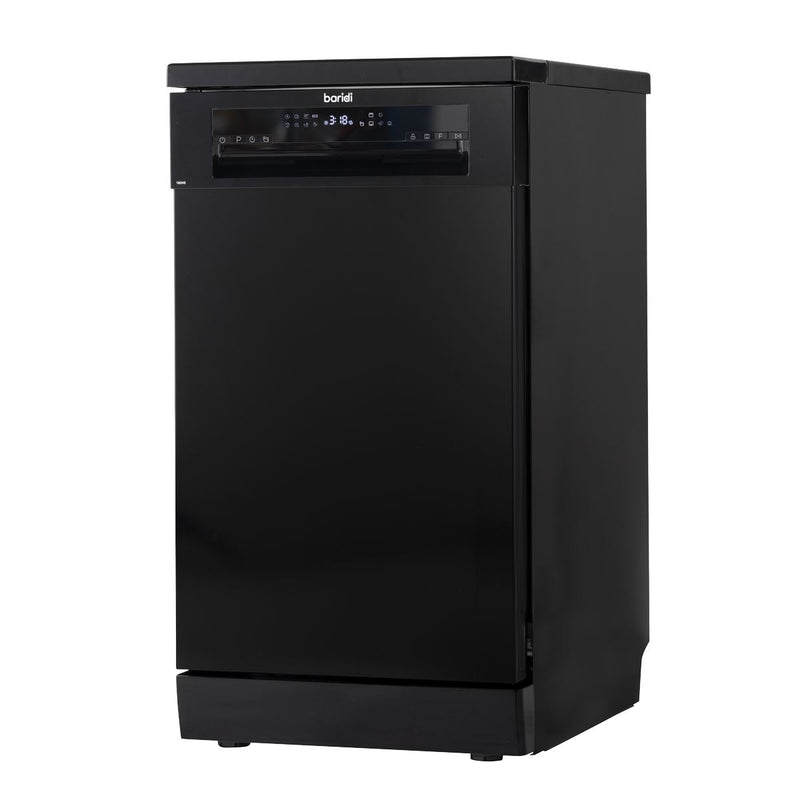 Baridi Slimline Freestanding Dishwasher 45cm Wide 10 Place Settings - Black Baridi - Dynamic Drive