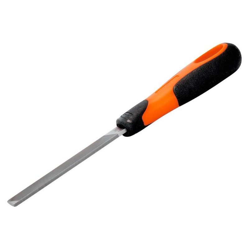 Bahco 1-100-06-1-2 ERGO™ Handled Flat Bastard Cut File 150mm (6in) Bahco - Dynamic Drive