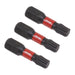 Sealey TRX-Star* T27 Impact Power Tool Bits 25mm 3pc AK8219 Sealey - Dynamic Drive