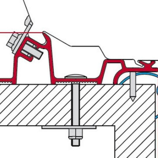 Fiamma Adapter Bracket Kit for Caravan Standard (98655-657) Fiamma - Dynamic Drive