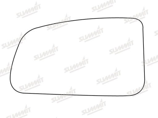 Summit Stick-On Standard Mirror Glass fits Kia Rio Wagon 05 on LHS Summit - Dynamic Drive