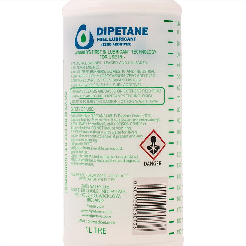 Dipetane 1L Fuel Treatment Reduce Emissions Injector DPF CAT EGR System Cleaner Dipetane  - Dynamic Drive