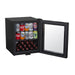 Baridi 50L Table Top Beer & Drinks Mini Fridge 3-10C Light Black & Glass Baridi  - Dynamic Drive