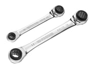 Facom Quatro Ratcheting Spanner Set, 2 Piece Facom - Dynamic Drive