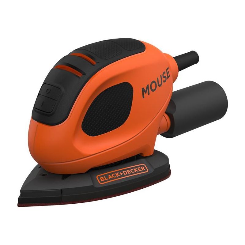 Black + Decker 55W Mouse Sander + 6 Sanding Sheets BLACK + DECKER - Dynamic Drive