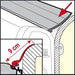 KIT RAIN GUARD L 5.5M (98655Z016) Fiamma  - Dynamic Drive