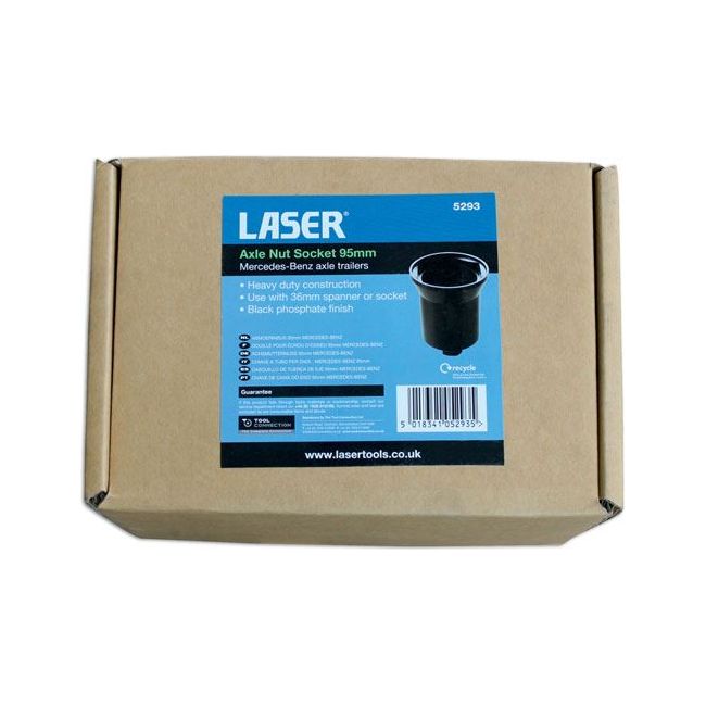Laser AXLe Nut Socket for Mercedes-Benz 95mm 5293 Laser - Dynamic Drive