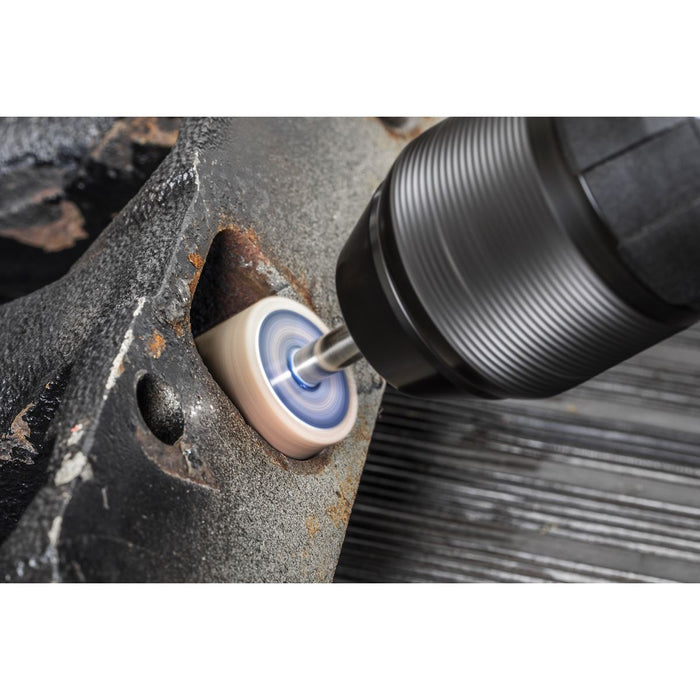 Sealey 25 x 20mm Abrasive Flap Wheel on 6mm Shaft 40Grit - Pack of 5 FW2520405 Sealey - Dynamic Drive